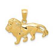 Rent to own 14k Yellow Gold Lion Charm