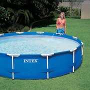 Rent to own Metal Frame Above Ground Swimming Pool w/Pump, Filter Cartridge(6 Pack)& Cover