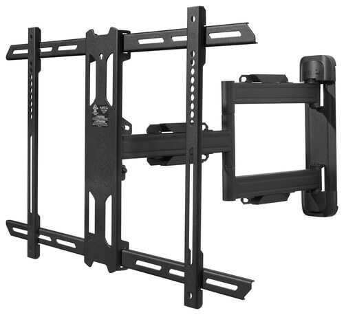 Rent to own Kanto - Full-Motion TV Wall Mount for Most 37" - 60" Flat-Panel TVs - Extends 22" - Black