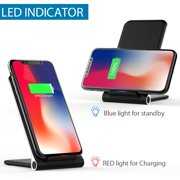 Rent to own Zoeview 10W Qi-Certified Fast Wireless Charger Stand Charging Station Dock for iPhone 13/ 13 pro Max iPhone 12/ 12 Mini/ 12 Pro Max