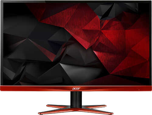 Rent to own Acer - XG270HU 27" LED QHD FreeSync/G-SYNC Monitor - Black/Orange