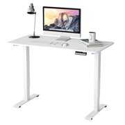 Rent to own Costway Electric Adjustable Standing Desk Stand up Workstation w/Control White