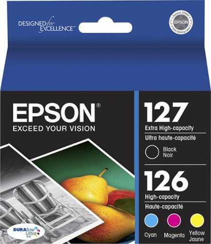 Rent to own Epson - 127 4-Pack High Capacity Ink Cartridges - Black/Cyan/Magenta/Yellow