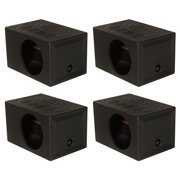 Rent to own QPower QBOMB12VL 12 Inch Vented Ported Car Subwoofer Sub Box Enclosure (4 Pack)