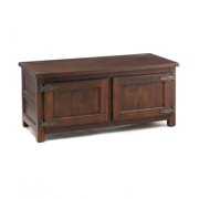 Rent to own Plow & Hearth Portland Ice Box Wood Coffee Table/Bench with Replica Hardware