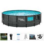 Rent to own Summer Waves Elite 16ft x 48in Above Ground Swimming Pool Set with Pump