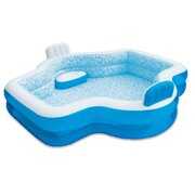 Rent to own Summer Waves Inflatable Elegant Family Pool with 2 Built In Cushioned Seats