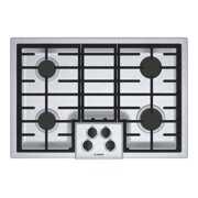 Rent to own Bosch NGM5056UC - Gas cooktop - 4 hobs - width: 31 in - depth: 21.3 in - stainless steel