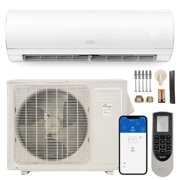 Rent to own Ductless Mini Split Air Conditioner and Heater 12,000 BTU 20 Seer 230V Build-in Wi-Fi Smart Control Ductless