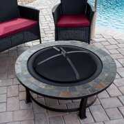 Rent to own AZ Patio Heaters Slate 40 diam. Fire Table