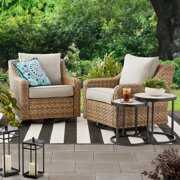 Rent to own Better Homes & Gardens River Oaks 2 Piece Swivel Gliders with Patio Covers