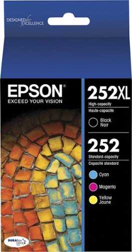 Rent to own Epson - 252 4-Pack Ink Cartridges High Capacity and Standard Capacity - Cyan/Magenta/Yellow/Black
