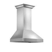 Rent to own ZLINE 48 in. Wall Mount Range Hood in Stainless Steel with Crown Molding (597CRN-48)