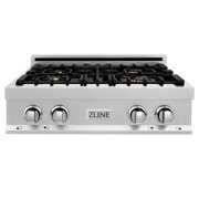 Rent to own Zline Rts-Br-30 30" Wide 4 Burner Gas Cooktop - DuraSnow Stainless Steel
