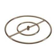 Rent to own HPC Round Stainless Steel Fire Pit Burner, 24", High Capacity, Natural Gas