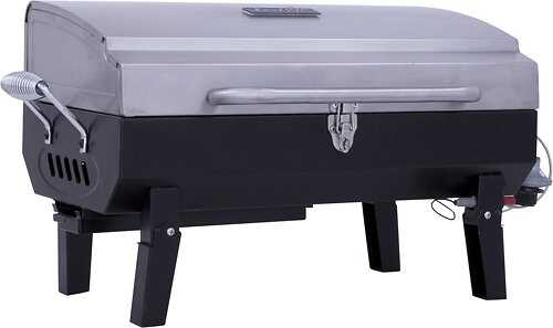 Rent to own Charbroil - 1-Burner Portable Propane Gas Grill - Gray