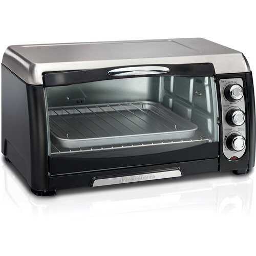 Rent To Own - Hamilton Beach - 6 Slice Capacity Toaster Oven - Black