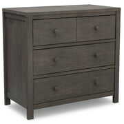 Rent to own Delta Children Cambridge Mix and Match 3 Drawer Dresser, Greenguard Gold Certified, Rustic Grey