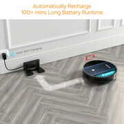 Rent to own Robot Vacuum Cleaner G6, Ultra-Thin, 1800Pa Strong Suction, Automatic Self-Charging, Wi-Fi Connectivity, App Control, Custom Cleaning, Great for Hard Floors to Carpets, 100mins Run Time