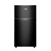 Rent to own WANAI Two Door Mini Fridge with Freezer, 3.5 Cu ft Small Freezer ,Black