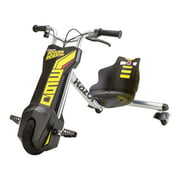 Rent to own Razor PowerRider 360 Electric Tricycle - Yellow / Black, Up to 9 mph, Moto-Style Trike, Welded Steel Fork, 12V Powered Ride-On for Ages 8 and Up, Unisex