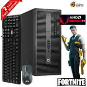 Rent to own Restored HP Elite/Pro G2 Gaming Computer Tower Desktop PC, Intel Core i5 6th Gen. Processor, 8GB DDR4 Ram, 256GB M.2 SSD, AMD Radeon RX 550 Phoenix 4GB DDR5, WiFi Windows 10 (Refurbished)