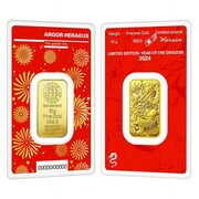 Rent to own 2024 10 gram Argor Heraeus Lunar Dragon Gold Bar (In Assay)