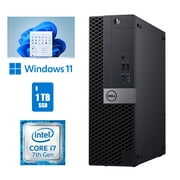 Rent to own Dell Core i7 OptiPlex 7050 SFF Computer Desktop 512GB SSD 16GB Ram Windows 11 Pro (Restored)