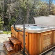 Rent to own BENTISM Hot Tub Handrail Spa Side Handrail 360 Rotatable 48"-63" Adjustable Height