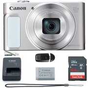 Rent to own Canon PowerShot SX620 HS Digital Camera (White) + Expo 64GB Basic Accessories Bundle - (International Version) (No Warranty)