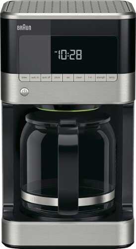 Rent to own Braun - BrewSense 12-Cup Coffee Maker - Black/stainless steel