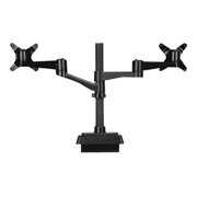Rent to own Vari Dual-Monitor Arm 180 Degree - Black VESA Monitor Mount w/ 180 Degree Adjustment - Monitors up to 27 inches, 19.8 lbs