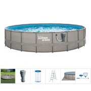 Rent to own Summer Waves Active 20 Ft x 48 In Above Ground Frame Swimming Pool Set with Pump