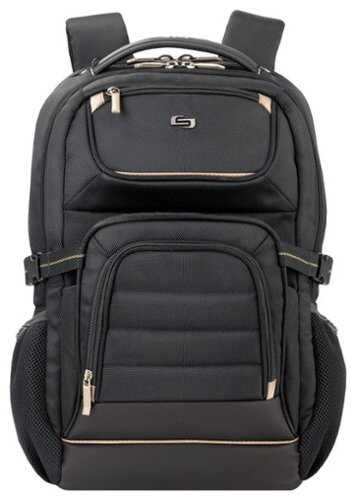 Rent to own Solo New York - Pro Laptop Backpack for 17.3" Laptop - Black/Gold