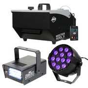 Rent to own American DJ Mister Kool II Low-Lying Fog Machine with Strobe Light & Black Light Package