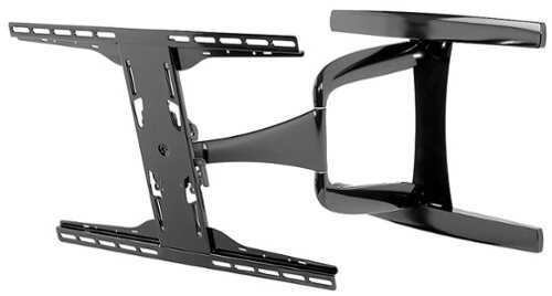 Rent to own Peerless-AV - Designer Series Universal Ultra Slim Articulating Wall Mount - Gloss Black, Black