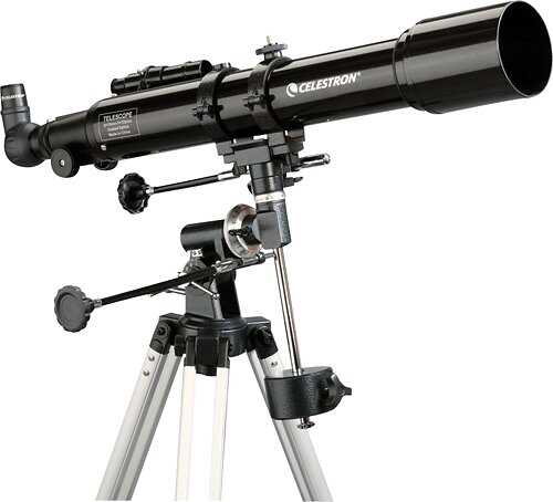 Rent to own Celestron - PowerSeeker 70EQ Refractor Telescope - Black
