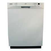 Rent to own Sunpentown Energy Star 24 Built-In Stainless Steel Tall Tub Dishwasher with Heated Drying, White SD-6501W