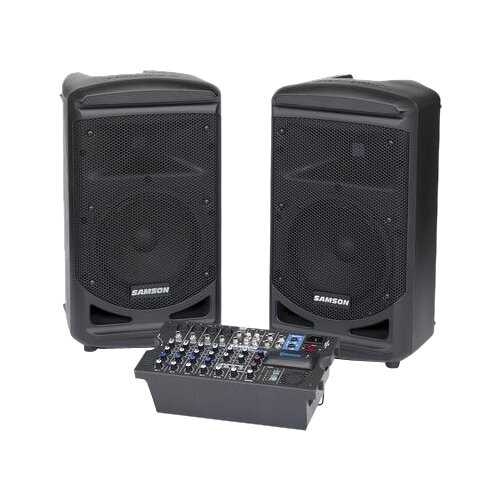 Rent to own Samson - Expedition 800W Bluetooth Portable PA Speaker System - Black