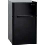 Rent to own PerfectAire 3.2-Cu. Ft. Double-Door Compact Refrigerator/Freezer in Black