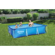 Rent to own Bestway Steel Pro 9'10" x 6'7" x 26" Rectangle Above Ground Pool Swimming Pool