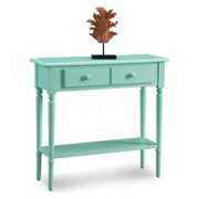Rent to own Leick Home Coastal Narrow Hall Stand/Sofa Table with Shelf ...