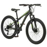 Rent to own Schwinn Sidewinder mountain bike, 24-inch wheels, 21 speeds, black / green