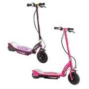 Rent to own Razor E100 Motorized Rechargeable Kids Toy Electric Scooters, 1 Pink & 1 Purple