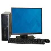 Rent to own Refurbished Desktop Computer HP 8000 SFF Desktop PC with Intel Core 2 Duo E7400 Processor, 8GB Memory, 19" Monitor, 1TB Hard Drive and Windows 10 Home
