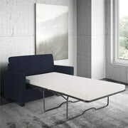 Rent to own Better Homes and Gardens Porter Loveseat Sleeper Sofa, Twin, Blue Linen