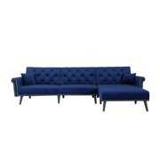 Rent to own L-Shaped Modular Sofa Convertible Sofa Bed Sleeper