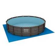 Rent To Own - Bestway 14' x 42" Power Steel Deluxe Above Ground Swimming Pool Set & Pump