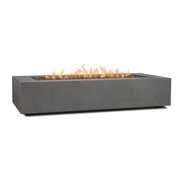 Rent to own Real Flame 70" Rectangle LP Fire Table with Gas Conversion Kit in Slate Gray