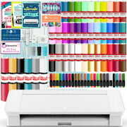 Rent to own Silhouette White Cameo 4 with 38 Oracal Sheets, Siser HTV, Guides, 24 Pens